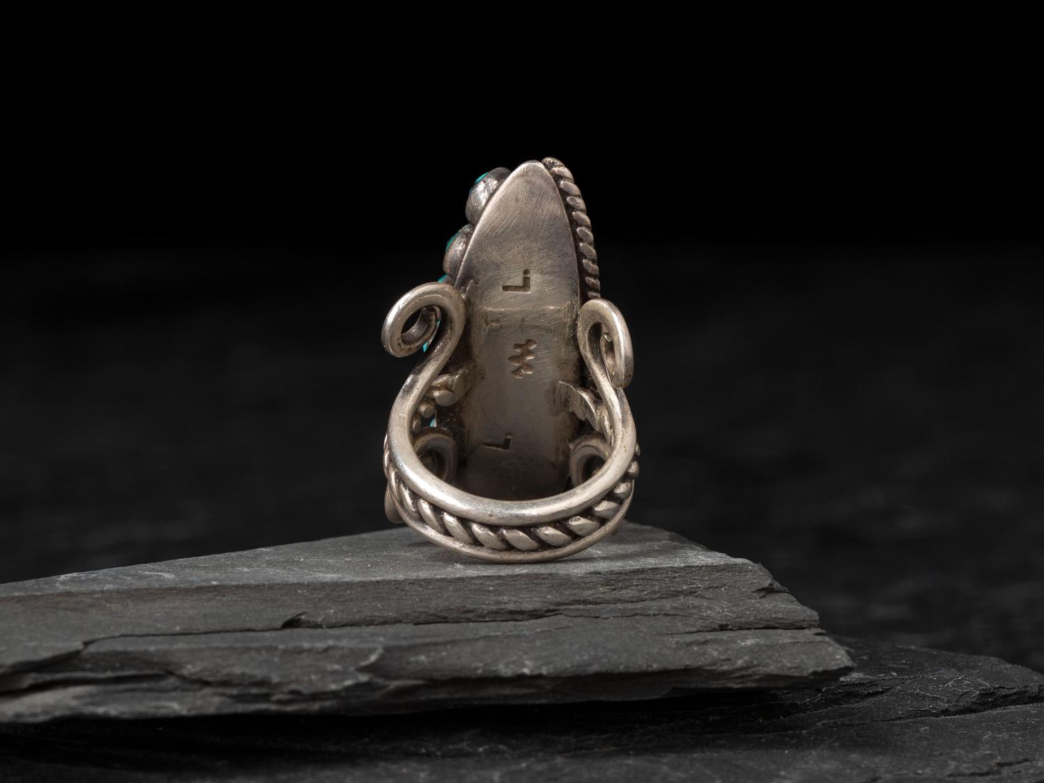 Silver and Turquoise Ring