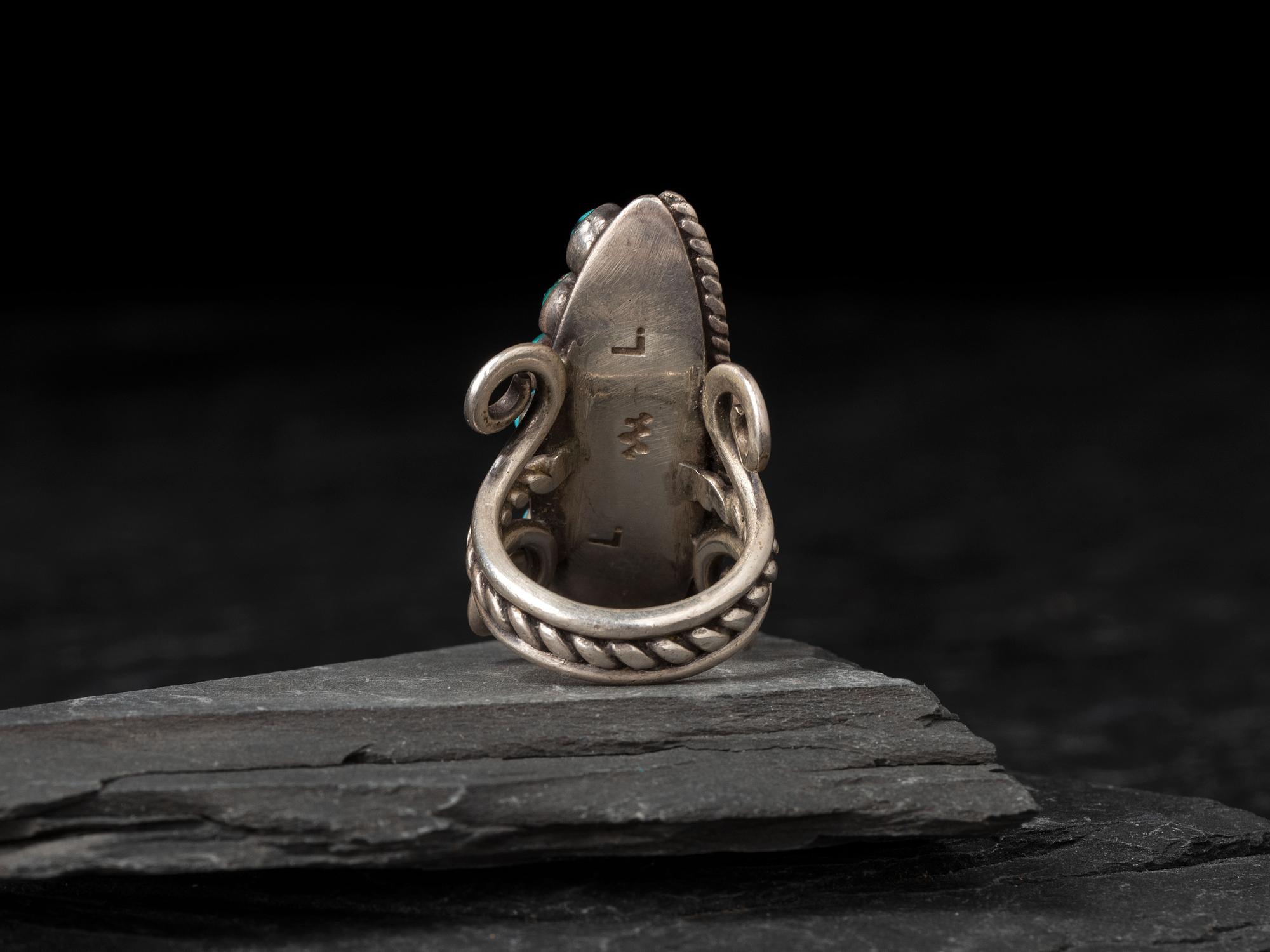 Silver and Turquoise Ring