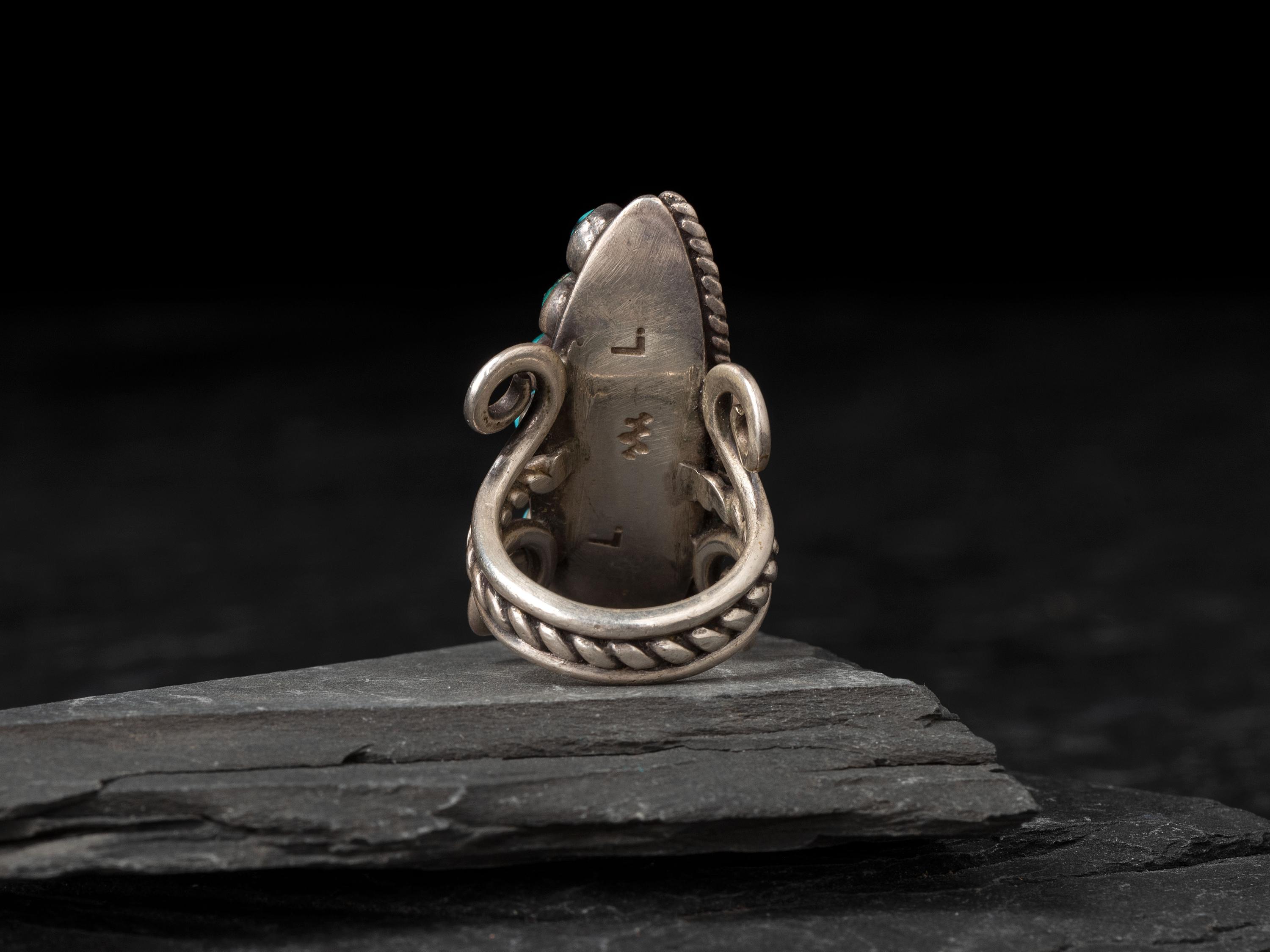 Silver and Turquoise Ring
