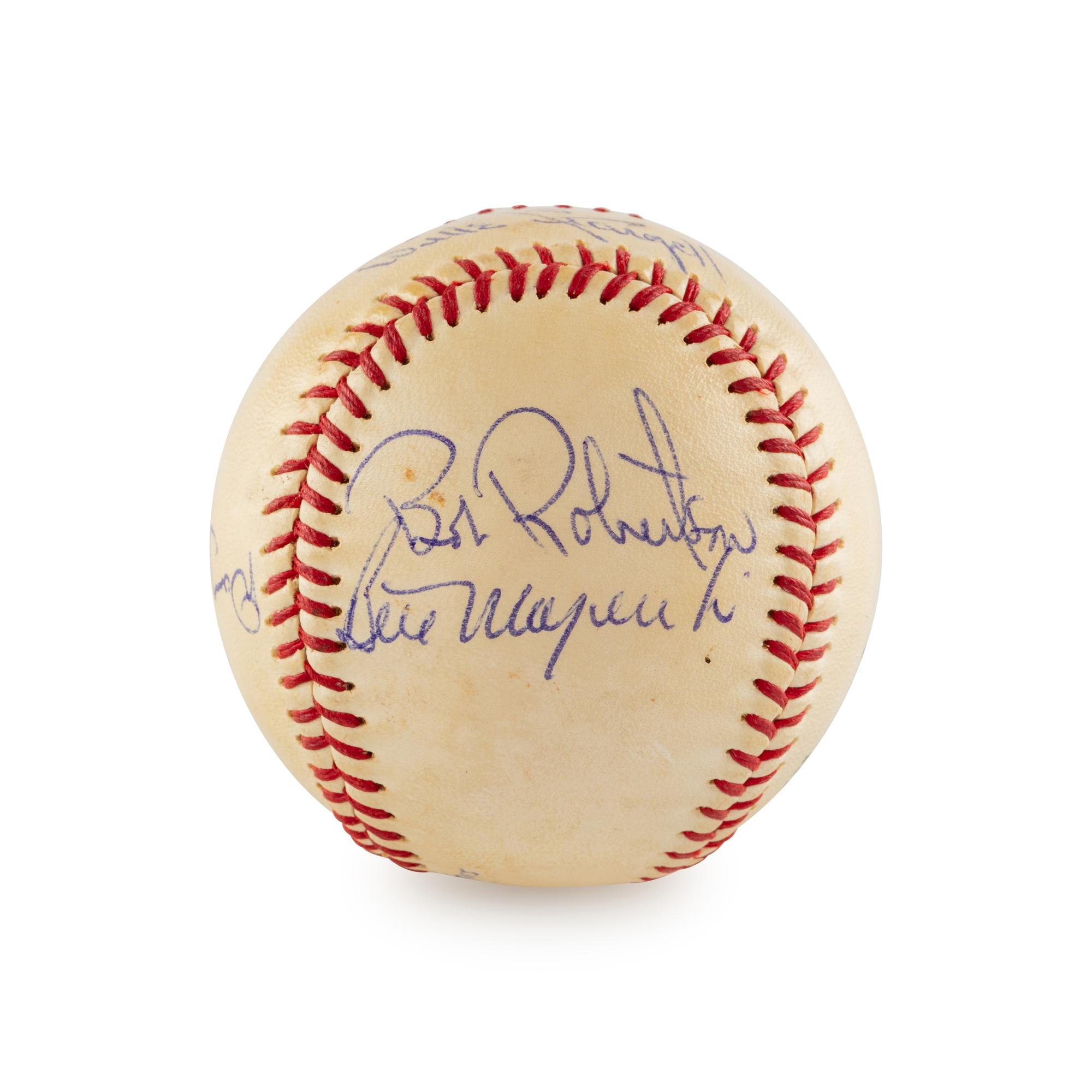 A Multi Signed Pittsburgh Pirates Greats Autograph Baseball Featuring Roberto Clemente (Beckett Authentication Services)
