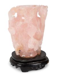 Two Chinese Carved Hardstone Urns — 20TH CENTURY