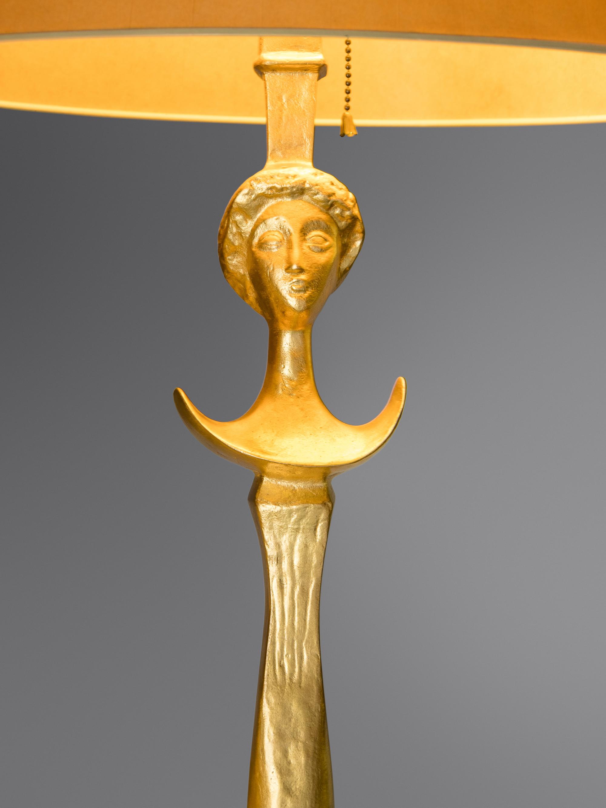 Tête de Femme Floor Lamp, 1978 Nelson Rockefeller Collection, USA, executed by Excalibur Bronze, USA