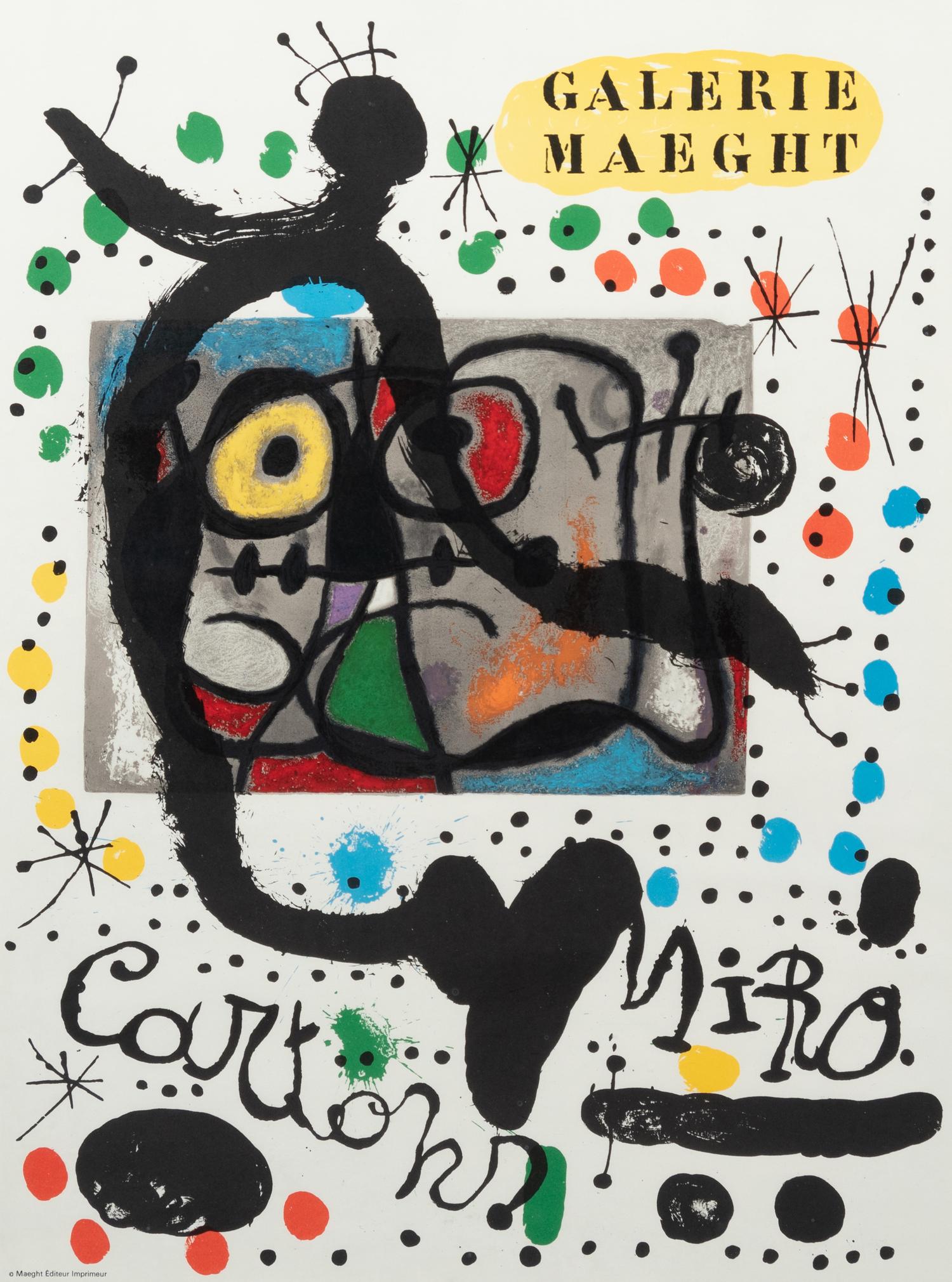Galerie Maeght Exhibition Poster for Cartons