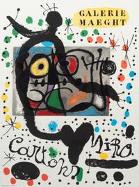 Galerie Maeght Exhibition Poster for Cartons