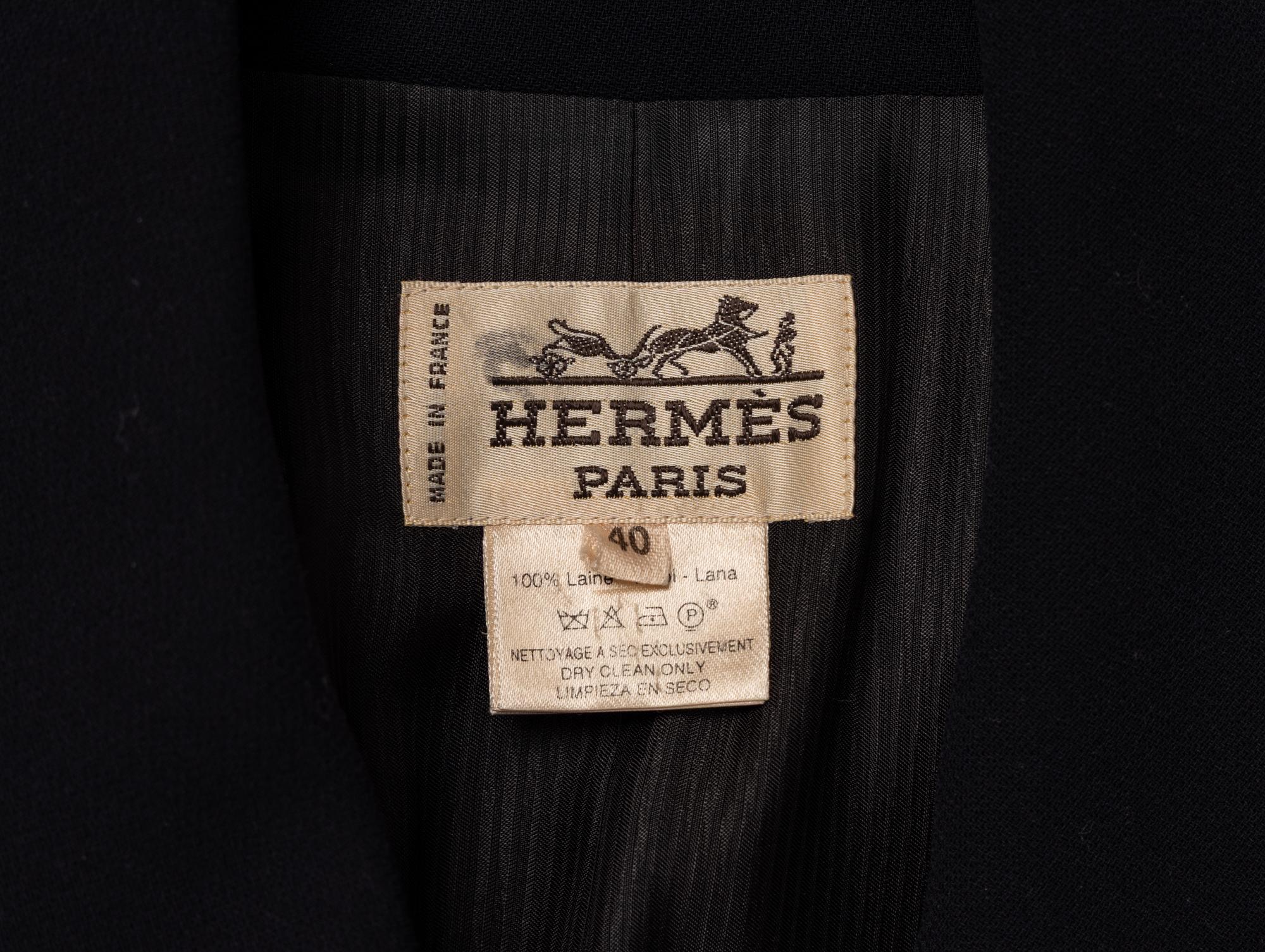 Hermès, Tailored Navy Blazer
