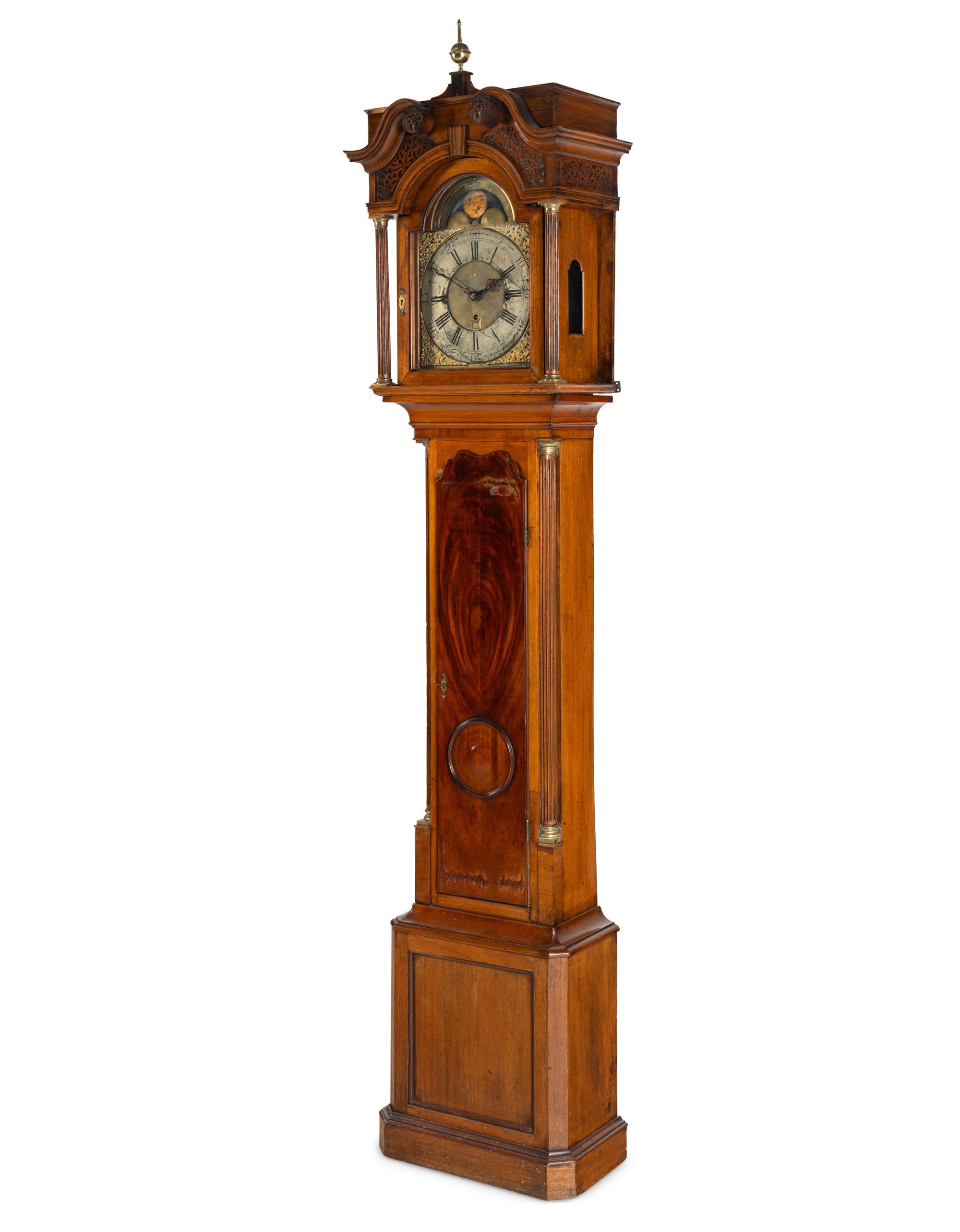 A George III Mahogany Tall Case Clock