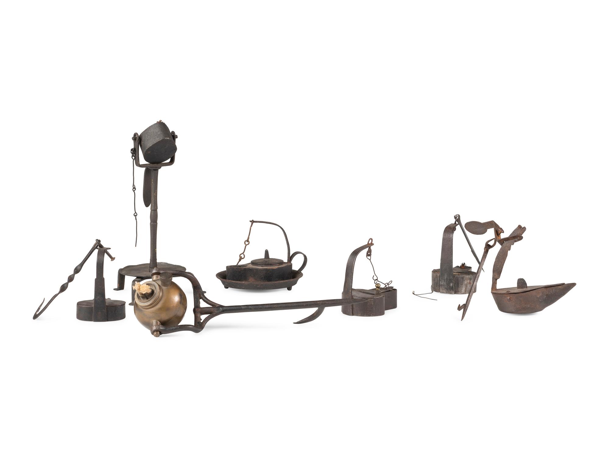 Seven Betty Lamps