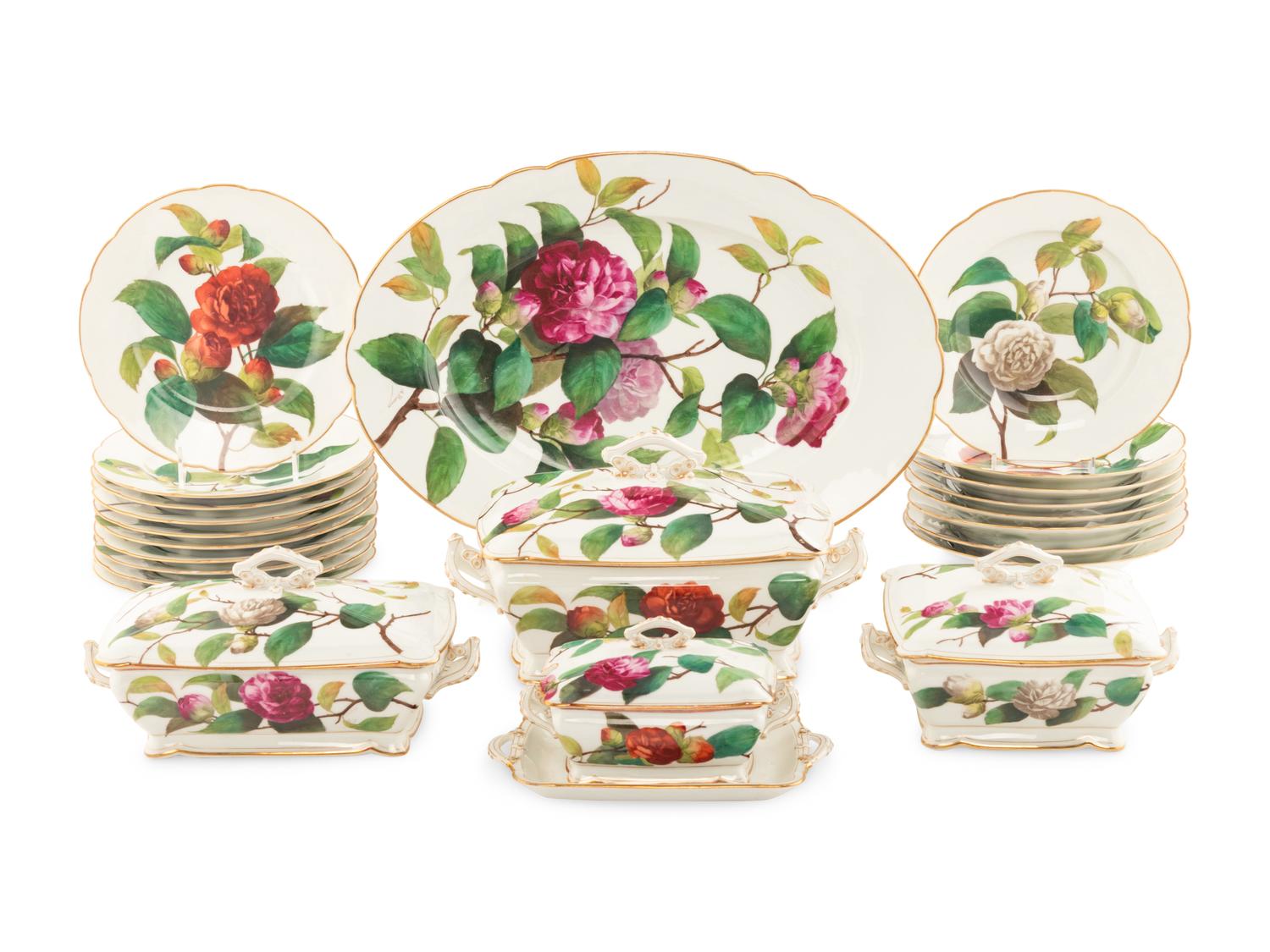 A French Porcelain Dinner Service