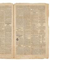 [Franklin, Benjamin] A Great American Patriot Isaiah Thomas Reports on the Death of Another: Group of 2 Periodicals Reporting the Death of Benjamin Franklin, April-May, 1790