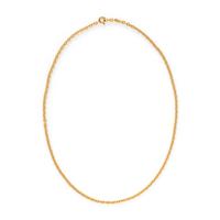 YELLOW GOLD BOW BROOCH AND CHAIN NECKLACE