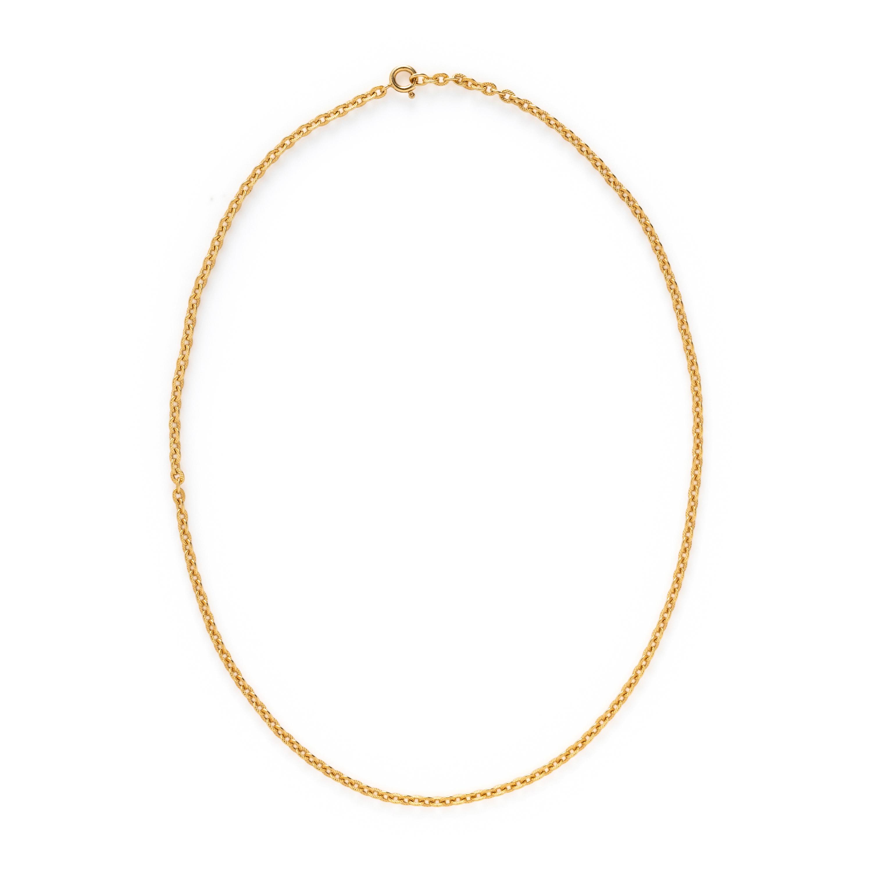 YELLOW GOLD BOW BROOCH AND CHAIN NECKLACE