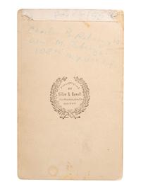 [CIVIL WAR]. MILLER & ROWELL, photographers. CDV of Union drummer boys, Charles & William Rebasz, 108th New York Volunteers. Boston, MA.