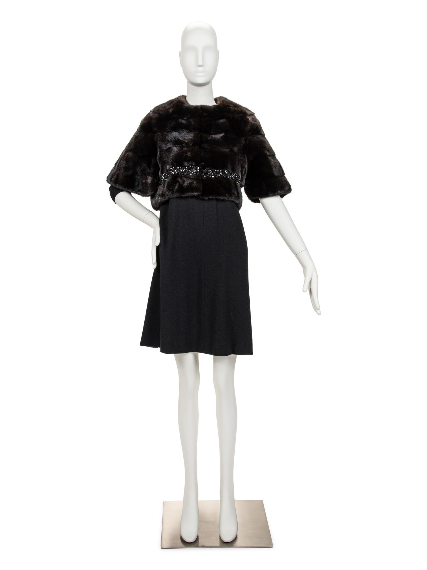 Two Fur Jackets and Two Stoles, Including Judith Leiber and Badgley Mischka