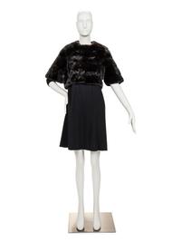 Two Fur Jackets and Two Stoles, Including Judith Leiber and Badgley Mischka
