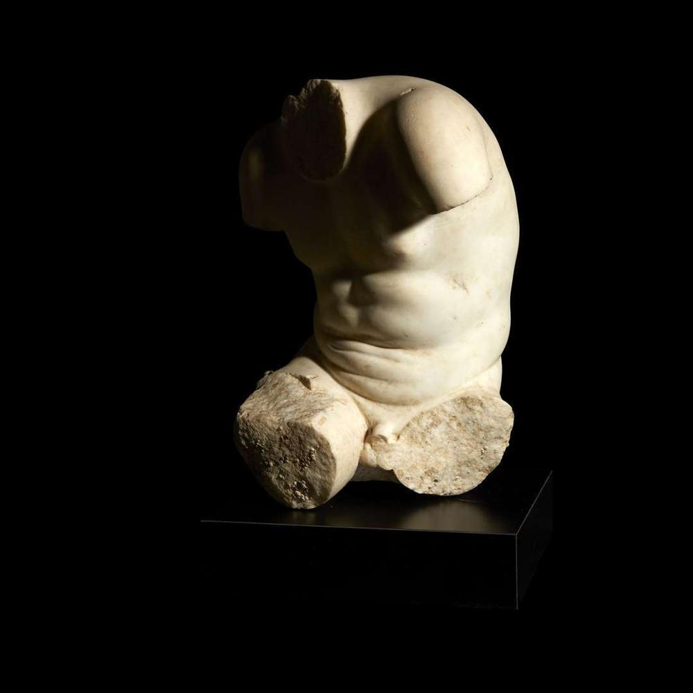 ROMAN TORSO OF THE "SPINARIO" 1st Century BC-1st Century AD