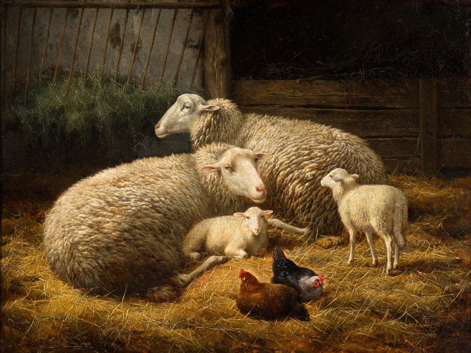 Theo Van Sluys (Belgian, 1849-1931)