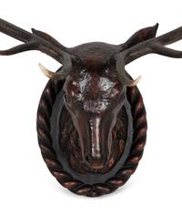 A Black Forest Style Composition Stag Trophy