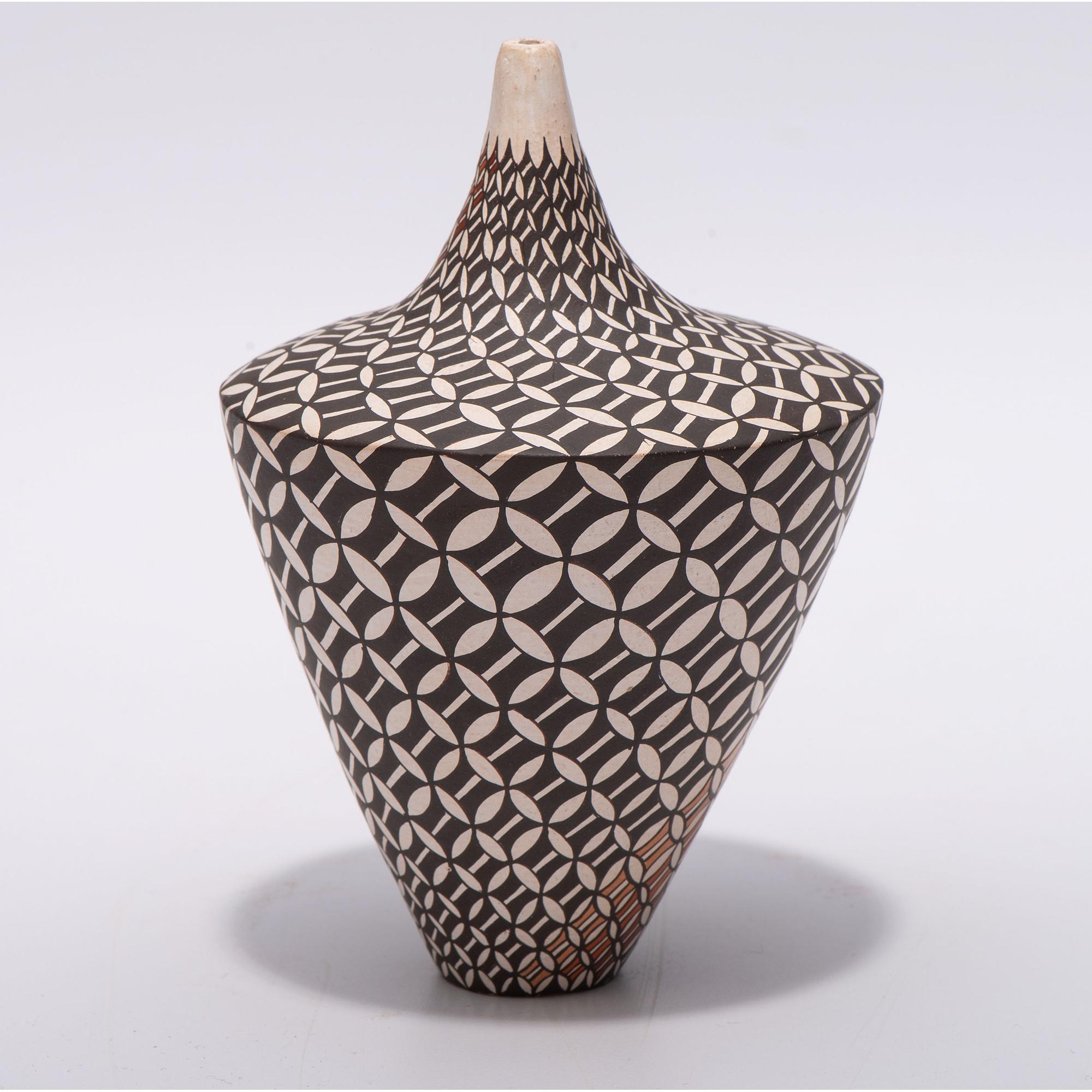 Polychrome Pottery Seed Jar