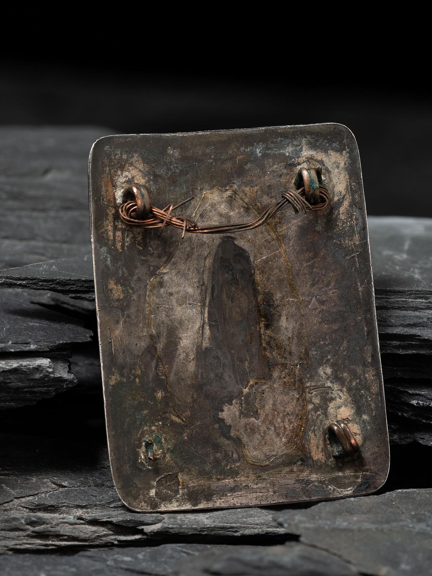 Early Navajo Ingot Child's Ketoh Concha, Collected by Hoffman Birney (1891-1958)