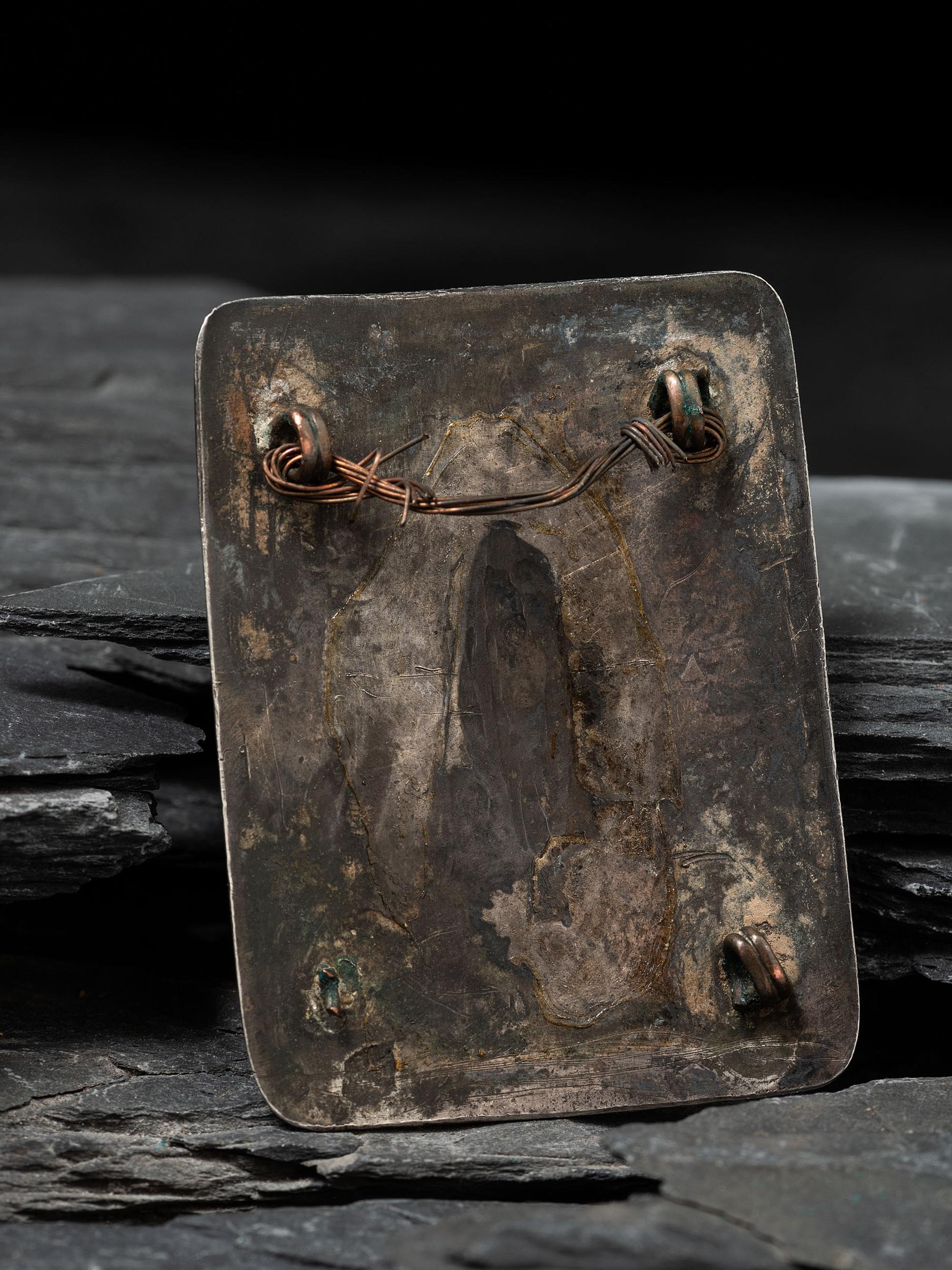 Early Navajo Ingot Child's Ketoh Concha, Collected by Hoffman Birney (1891-1958)