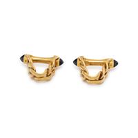 CARTIER, YELLOW GOLD AND SAPPHIRE CUFFLINKS