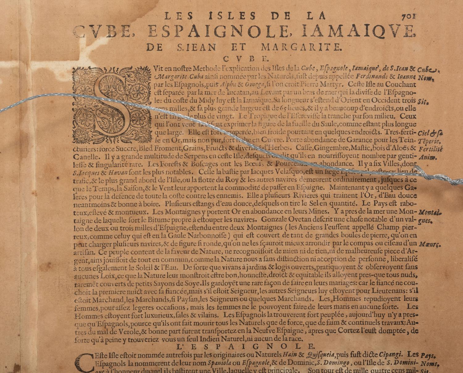 HONDIUS, Henricus (1597-1651). Cuba Insula . Amsterdam, ca 1606 or later.