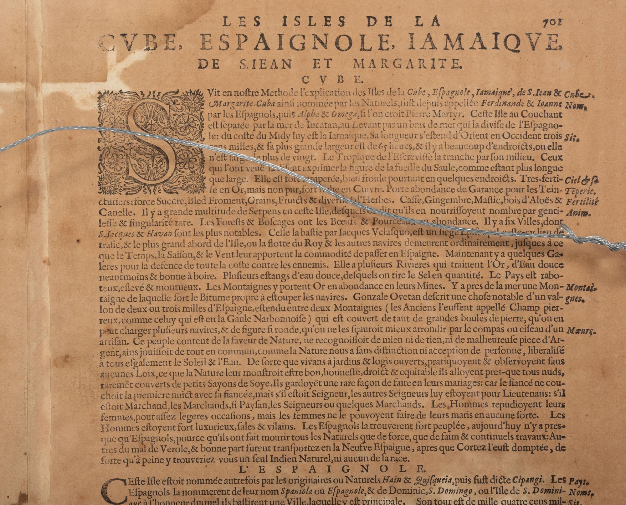 HONDIUS, Henricus (1597-1651). Cuba Insula . Amsterdam, ca 1606 or later.