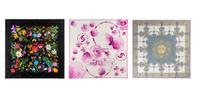 Three Designer Silk Scarves: One Chanel, Two Gucci, 2010-20s
