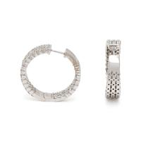 DIAMOND HOOP EARRINGS