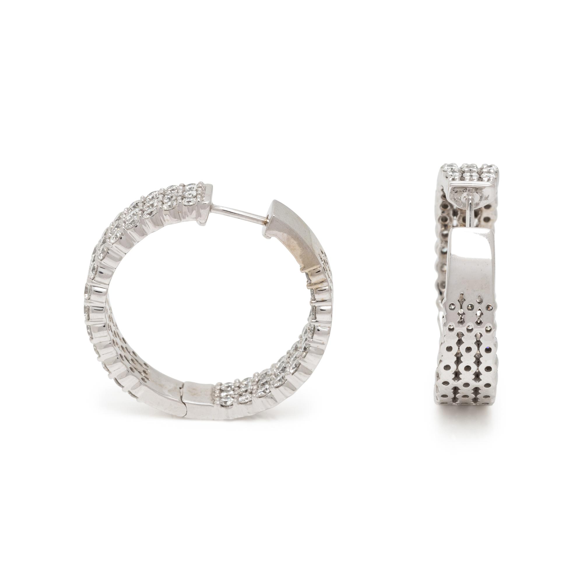 DIAMOND HOOP EARRINGS