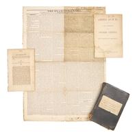 [African-Americana] Group of 4 Items Related to Liberia, ca. 1817-1975