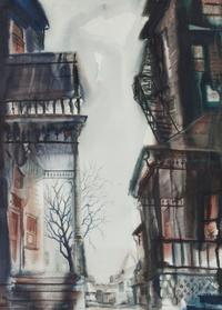 Earl Gessert, (Wisconsin, 1918-1996), Between These Two