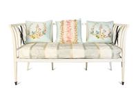A Swedish Gustavian Style Painted Bench — 20TH CENTURY