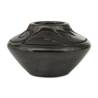 Carved Blackware Jar