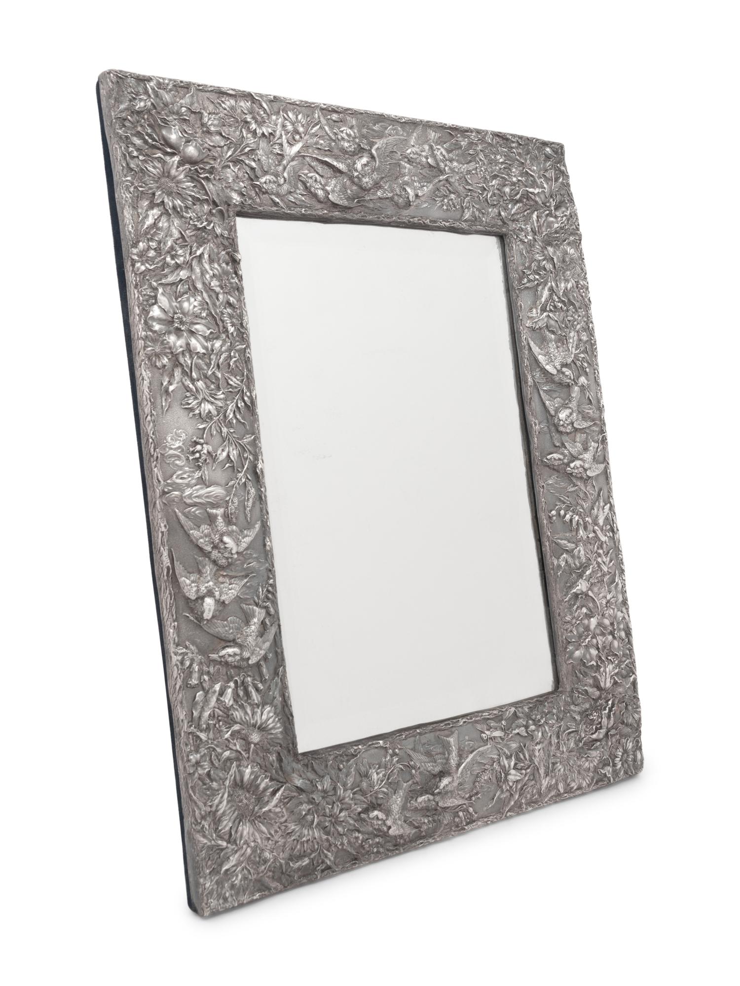 A Large American Silver Picture Frame