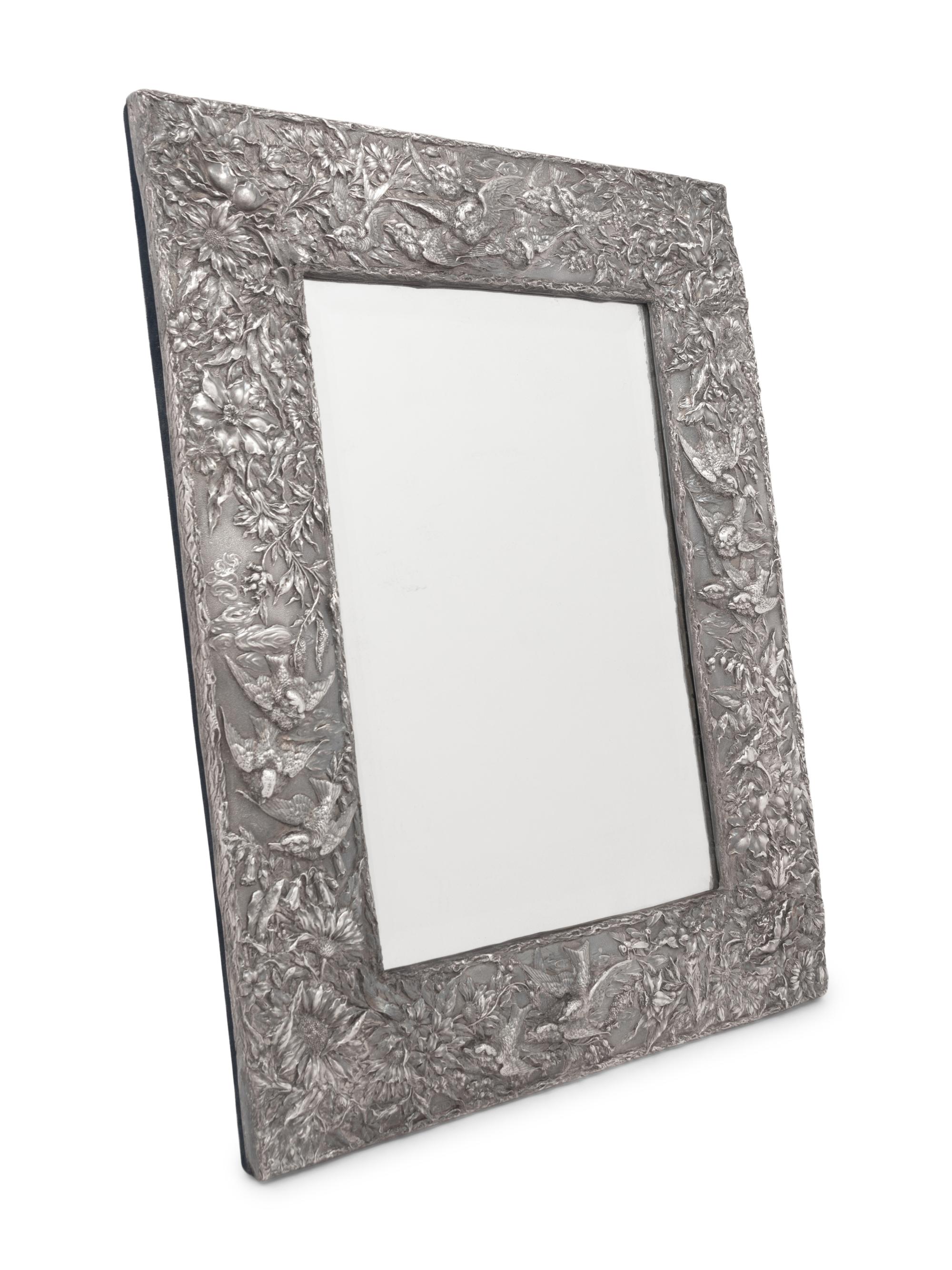 A Large American Silver Picture Frame