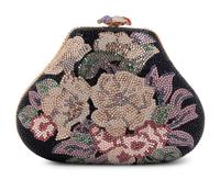 Judith Leiber Padded Floral Motif Minaudière