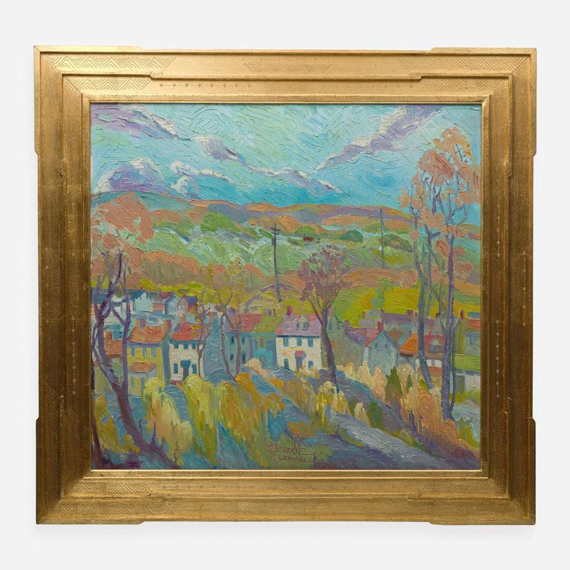 Joseph Barrett (American, b. 1936) New Houses: Bucks County
