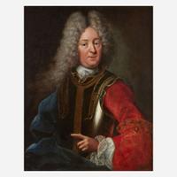 Circle of Robert Levrac-Tournières (French, 1667–1752) Portrait of a Gentleman in Armor, Bust-Length