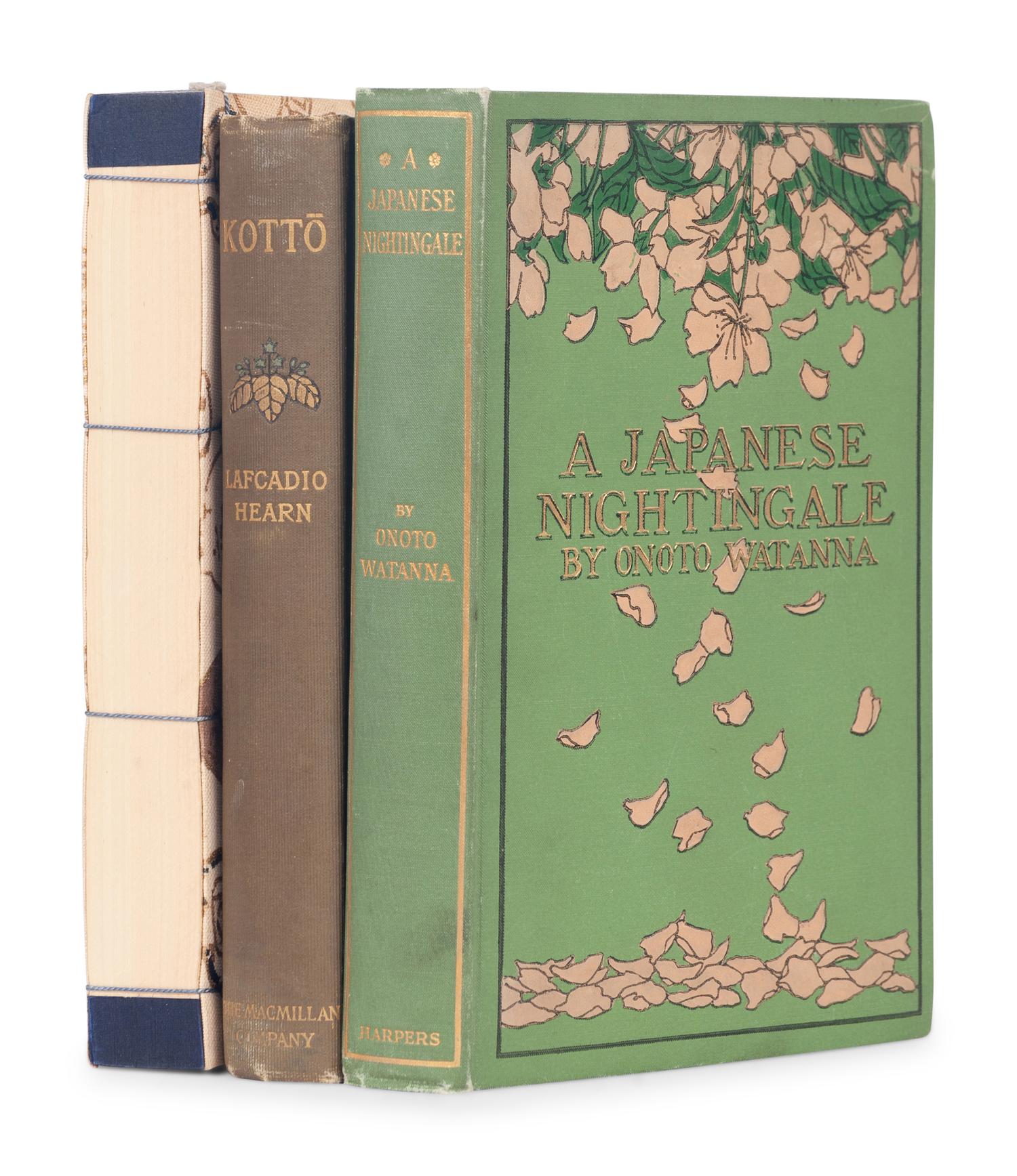 [JAPANESE BOOKS]. A group of 3 works, comprising: