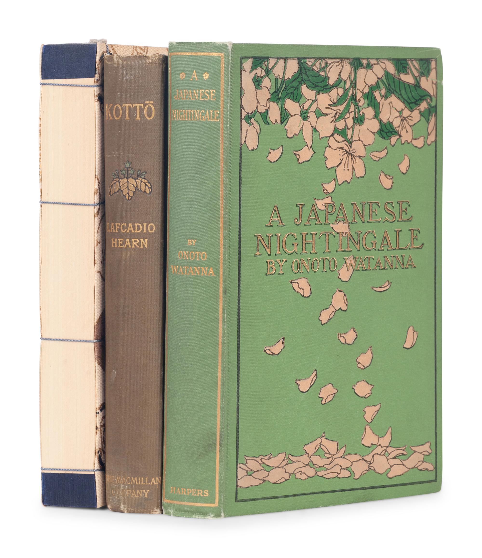 [JAPANESE BOOKS]. A group of 3 works, comprising: