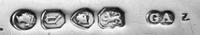 A Set of Six Victorian Silver Tablespoons , George William Adams, London, 1859 , each having an engraved elephant passant on handle.