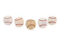 A Group of Chicago Cubs Hall of Fame Signed Autograph Baseballs and a 1973 Team Signed Baseball (Beckett Authentication Services Certified),