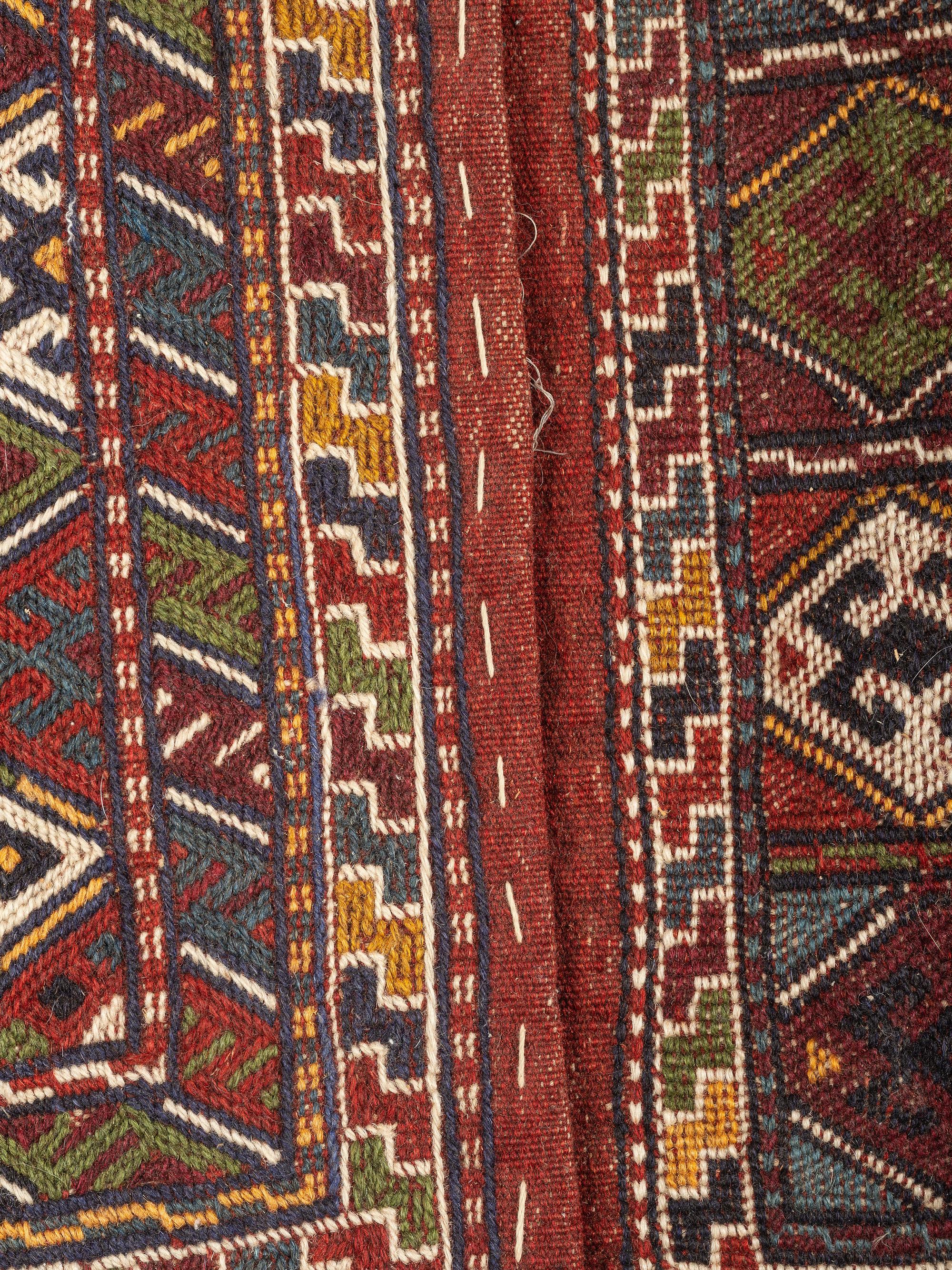 A Persian Wool Saddle Bag