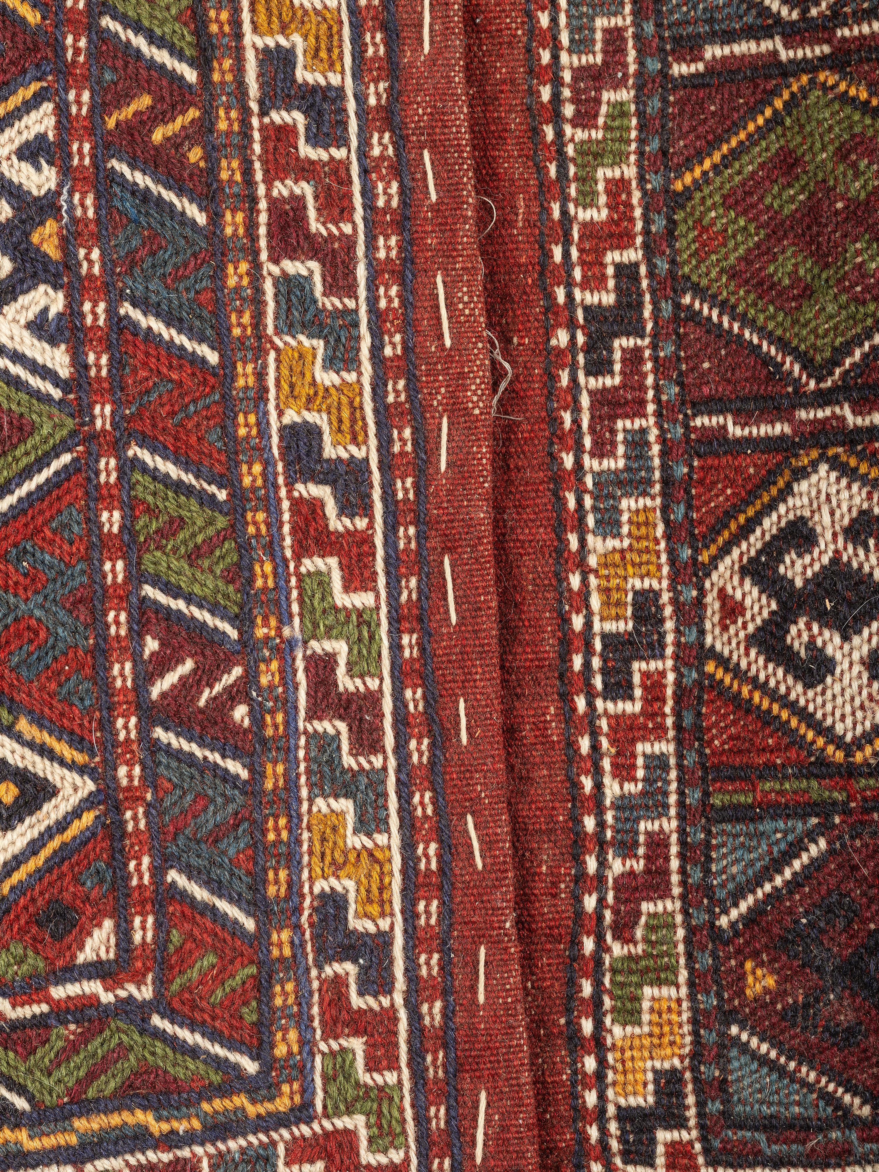 A Persian Wool Saddle Bag