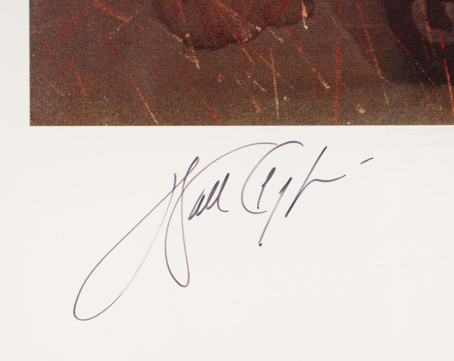 A Walter Payton Signed Autograph “Whatever It Takes" Limited Edition Framed Lithograph
