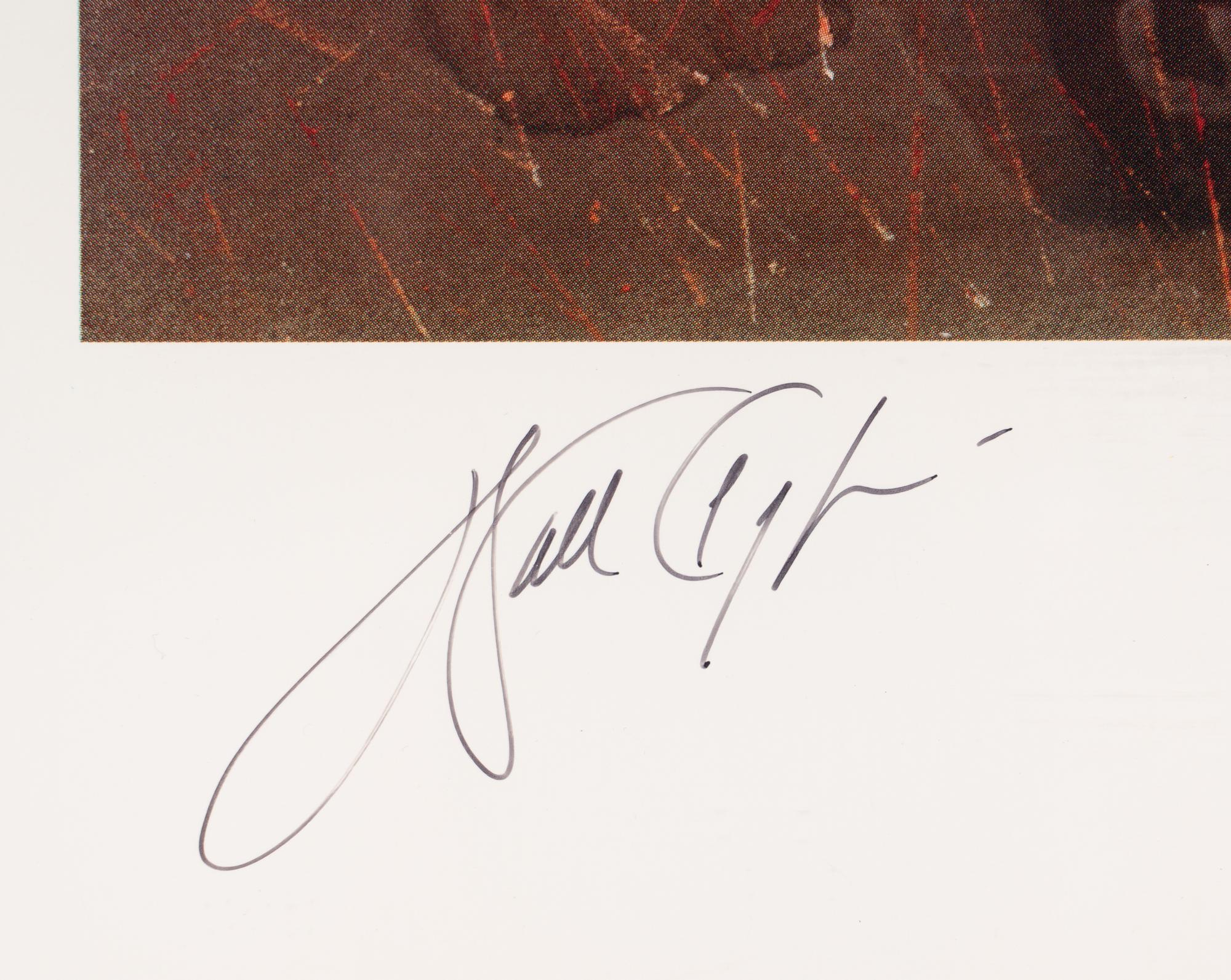 A Walter Payton Signed Autograph “Whatever It Takes" Limited Edition Framed Lithograph