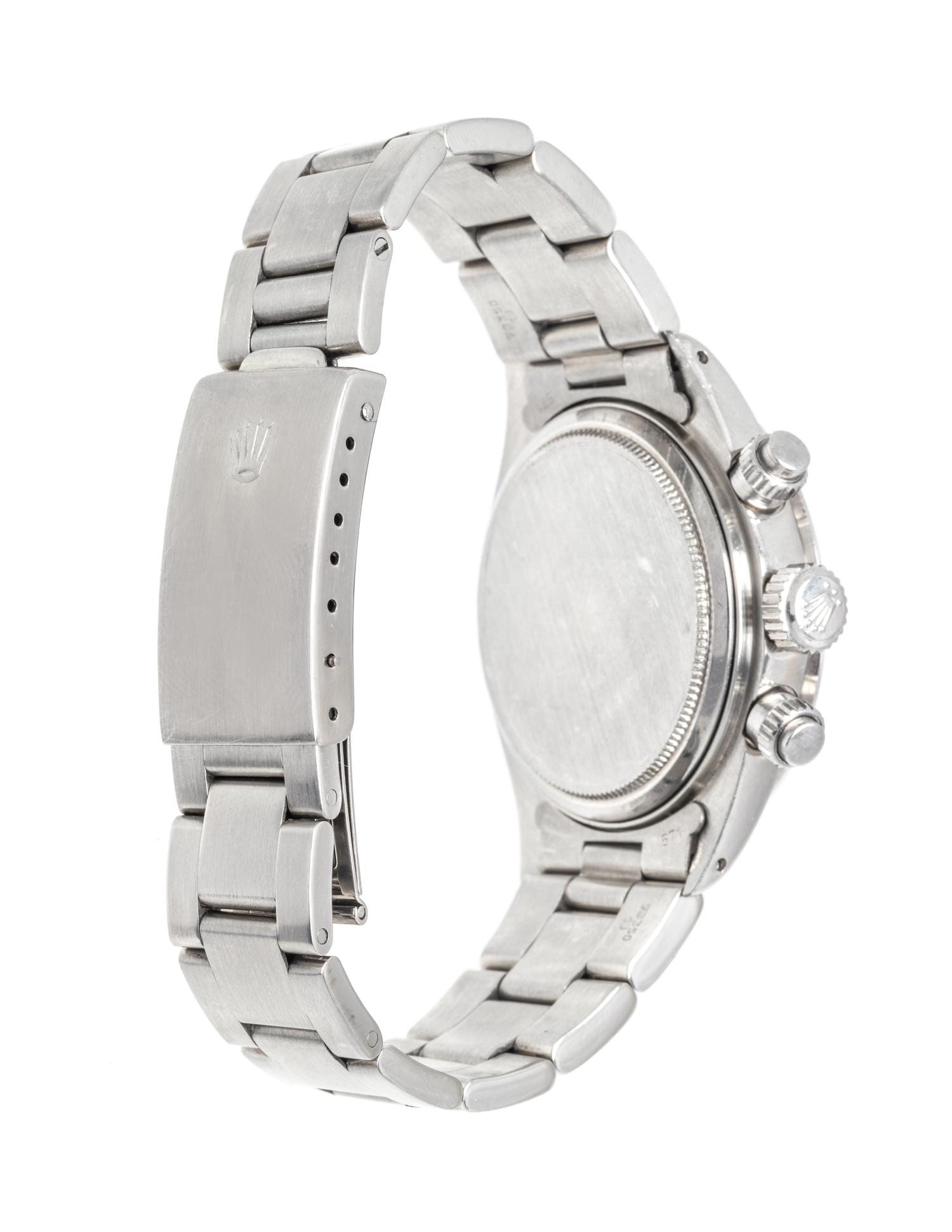 ROLEX, REF. 6265 STAINLESS STEEL 'DAYTONA' WITH SINGER PROTOTYPE DIAL, SINGLE OWNER