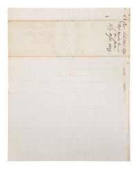 [POLITICS]. JOHNSON, Cave (1793-1866). ALS ("C. Johnson") as Postmaster General. Washington, 1849.