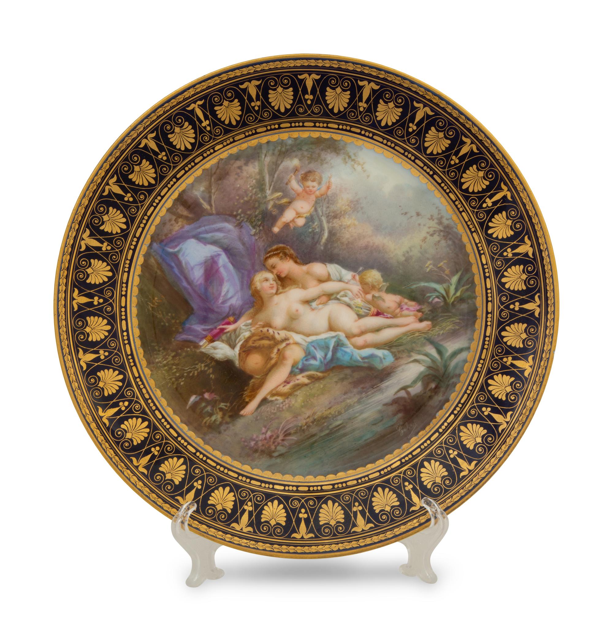 A Sèvres Porcelain Cabinet Plate — 19TH CENTURY